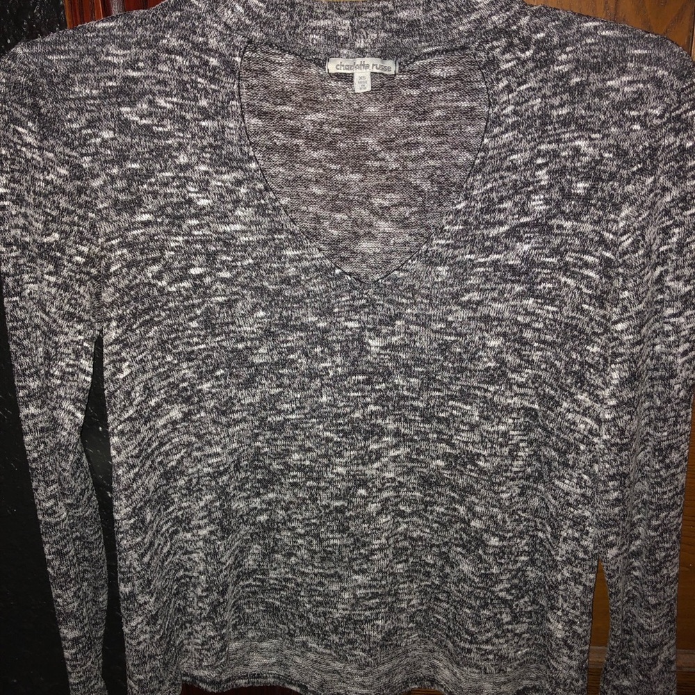Charlotte Russe Keyhole Front Sweater